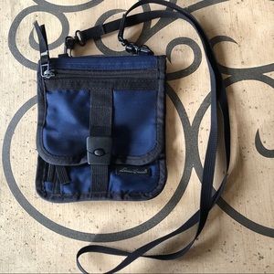 Vintage Eddie Bauer Navy Travel Wallet